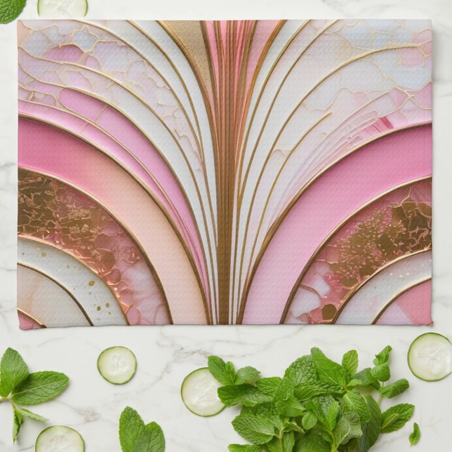 Farbenfrohe Art Deco Küche Handtuch (Von Creator hochgeladen)