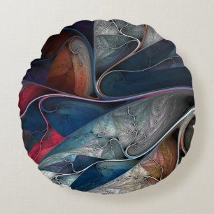 Farbenfrohe Art Throw Kissen