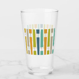 Farbenfrohe Ausrufepunkte Geometric Mitte des Jahr Glas