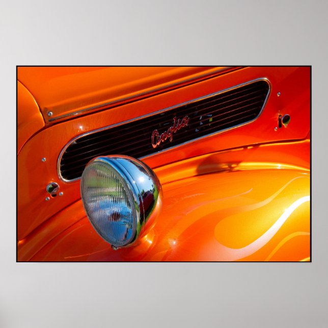 Farbenfrohe Autos08 Großdrucke Poster (Vorne)