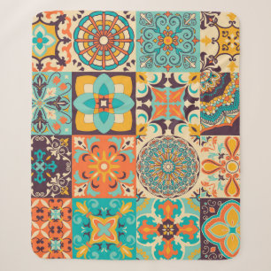 Farbenfrohe Azulejos Traditionelle Fliesenset Sherpadecke