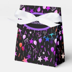 Farbenfrohe Bälle und Sterne Zelt Gefälligkeitsbox Geschenkschachtel