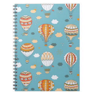 Farbenfrohe Balloons Festivals Design Notizblock