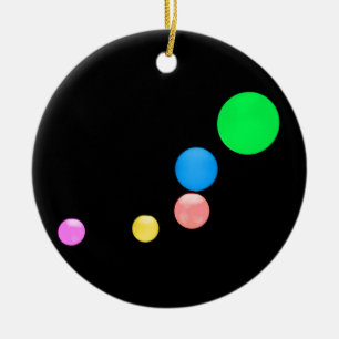 Farbenfrohe Balls Ornament