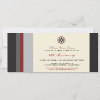 Farbenfrohe Bands Corporate Event Einladung (schwa