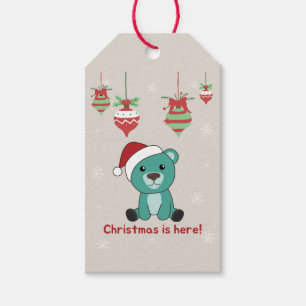 Farbenfrohe Bären Frohe Weihnachts Winter Tiere Bä Geschenkanhänger