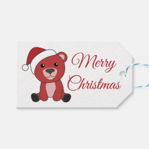 Farbenfrohe Bären Frohe Weihnachts Winter Tiere Bä Geschenkanhänger