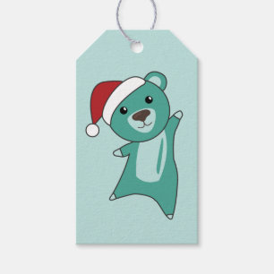 Farbenfrohe Bären Frohe Weihnachts Winter Tiere Bä Geschenkanhänger