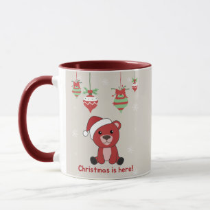 Farbenfrohe Bären Frohe Weihnachts Winter Tiere Bä Tasse