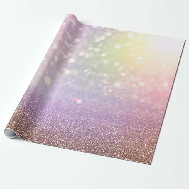 Farbenfrohe Barklichter Geschenkpapier (Ungerollt)