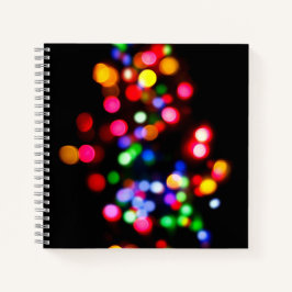 Farbenfrohe Barklichter Notizbuch