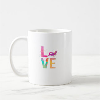 Farbenfrohe bärtige Drachen-Mama gibt Bartdrache Kaffeetasse