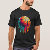 Farbenfrohe Basketball-Basketballkorb