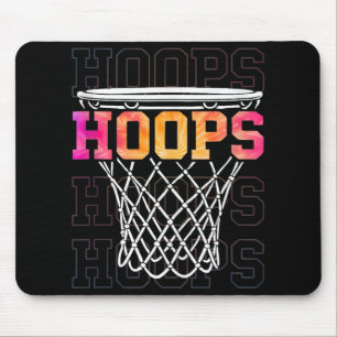 Farbenfrohe Basketballkorb Männer und Amp; Frauen  Mousepad