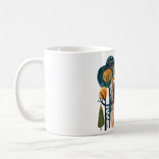 Farbenfrohe Bäume - farbenfrohe Waldbäume Tasse