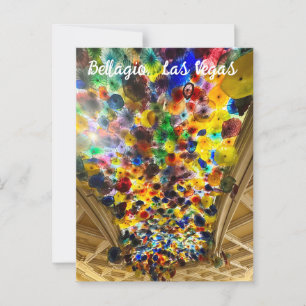 Farbenfrohe Bellagio-Decke Postkarte