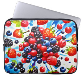 Farbenfrohe Berry Fiesta Design Laptopschutzhülle