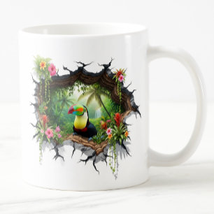 Farbenfrohe Berührung durch das Wall Portal Kaffeetasse