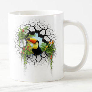 Farbenfrohe Berührung durch das Wall Portal Kaffeetasse