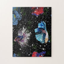 Farbenfrohe Betta Fish