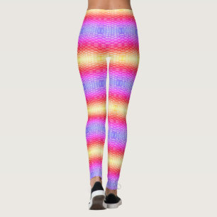 Farbenfrohe Biene Leggings
