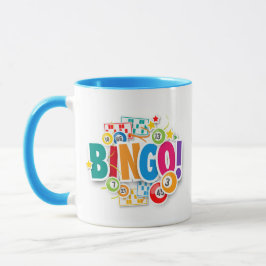 Farbenfrohe Bingo-Tasse Tasse