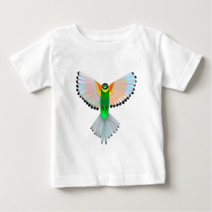 Farbenfrohe Bird Baby T - Shirt Geschenk
