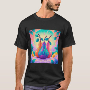 Farbenfrohe Birne T-Shirt