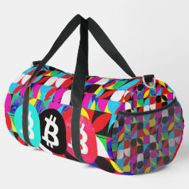 Farbenfrohe Bitcoin (Vibrant HD) Duffle Bag