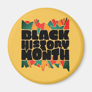 Farbenfrohe Bits Black History Monnet Magnet
