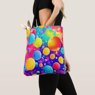 Farbenfrohe Blase Abstrakt Art Tasche