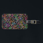 Farbenfrohe Blätter Federn Wasserfarben Muster Gepäckanhänger<br><div class="desc">Fügen Sie Ihrem Gepäck etwas Flair mit diesem hübschen, farbenfrohen Leaf-Muster hinzu. Handgemalt von mir, für dich! Karo in meinem Shop für mehr Farben und Muster, dazu passende Accessoires wie Flip Flops, Tasche, Badematten, Handtücher, Kosmetiktücher, Tasse und Duschvorhänge. Sie können immer Ihren eigenen Text hinzufügen. Lass mir Bescheid, wenn du...</div>