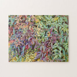 Farbenfrohe Blätter Tree Leaf Naturepuzzle
