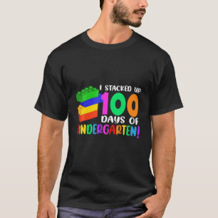 Farbenfrohe Blöcke, die ich 100 Tage Kindergar ges T-Shirt