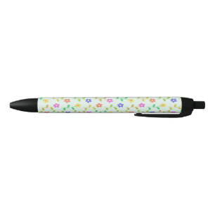 Farbenfrohe Blume, Blumenmuster, Grüne, Boho Kugelschreiber