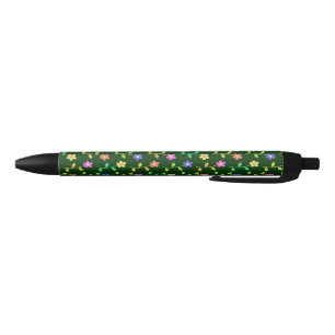 Farbenfrohe Blume, Blumenmuster, Grüne, Boho Kugelschreiber