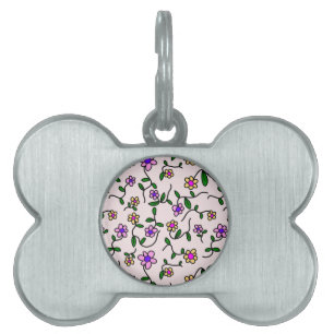 Farbenfrohe Blume, Blumenmuster, Grüne, Boho Tiermarke