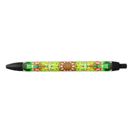 Farbenfrohe Blume Mandala Kugelschreiber