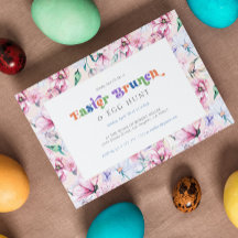 Farbenfrohe Blume Osterbrunch & Eierjagd