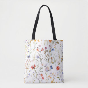 Farbenfrohe Blume Tasche