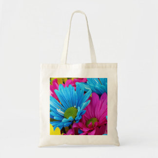 Farbenfrohe Blume Tragetasche