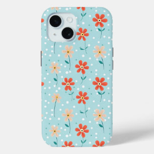 Farbenfrohe Blume Zartes Muster Case-Mate iPhone Hülle