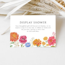 Farbenfrohe Blumen-Garten-Display-Dusche
