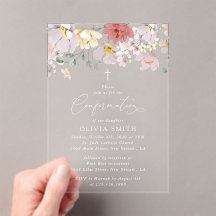 Farbenfrohe Blumen, Wildblumen, Boho, Konfirmation