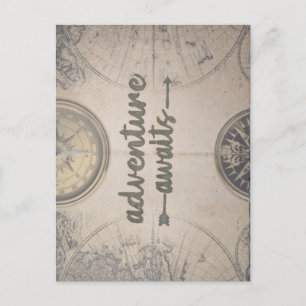 Farbenfrohe Blumendesign Postkarte