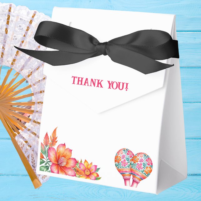 Farbenfrohe Blumenfiesta Mexican Baby Shower Geschenkschachtel (Von Creator hochgeladen)