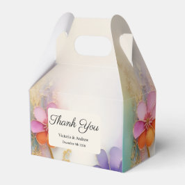 Farbenfrohe Blumengeschmacksbox Geschenkschachtel