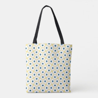 Farbenfrohe Blumenkäse Tasche