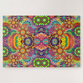 Farbenfrohe Blumenmuster Bouquet Mandala