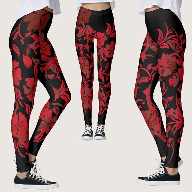 Farbenfrohe Blumenmuster Leggings (Von Creator hochgeladen)